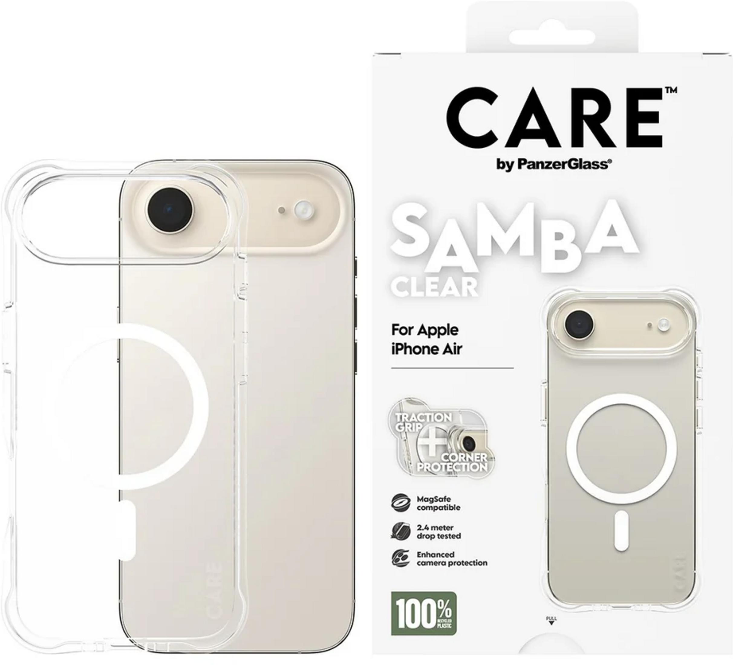 Apple iPhone Air için şeffaf kılıf, MagSafe uyumlu.
