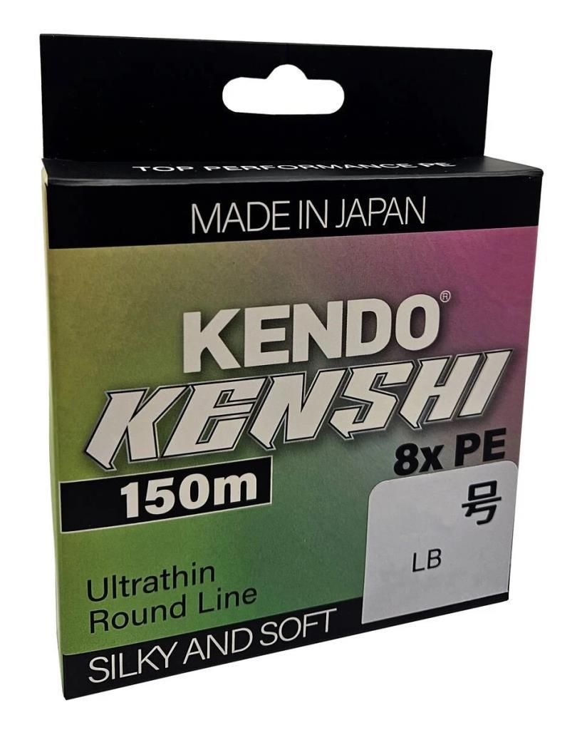 Kendo Kenshi misina kutusu, 150m, ultra ince, yuvarlak, ipeksi ve yumuşak.