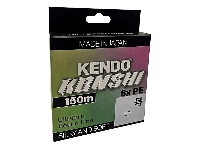 KENDO Kenshi Japanese Low Pitch 8x 150 m Örgü İp Misina Multicolor 0,14 mm
