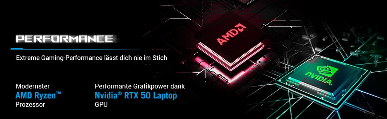 AMD und Nvidia Chips für extreme Gaming-Performance auf einem Motherboard.