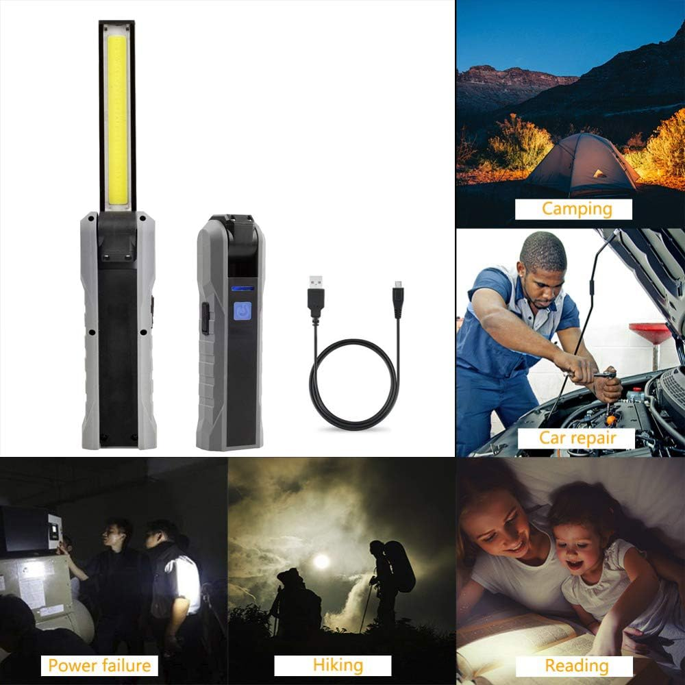 Arbeitsleuchte, Camping, Autoreparatur, Stromausfall, Wandern, Lesen.
