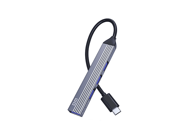 DM CHB057 USB Type-C to 4 Portlu 3xUSB 2.0 1xUSB 3.0 1 Metre USB Hub Çoklayıcı