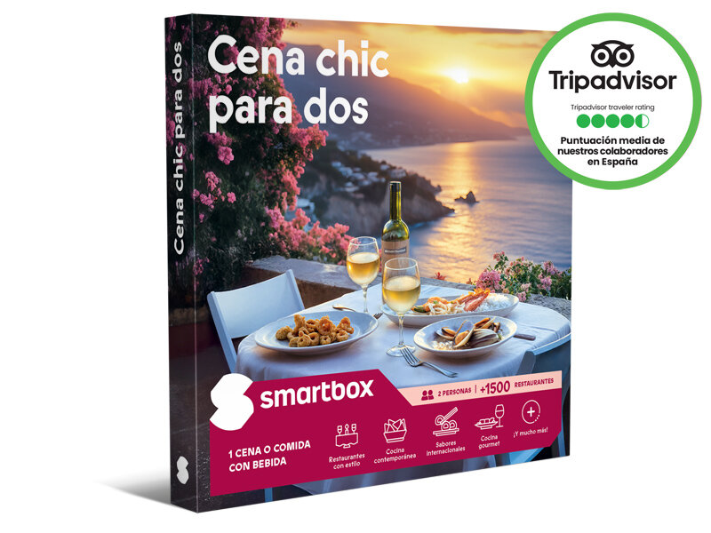 Paquete para una experiencia gastronómica para dos con vistas al mar.