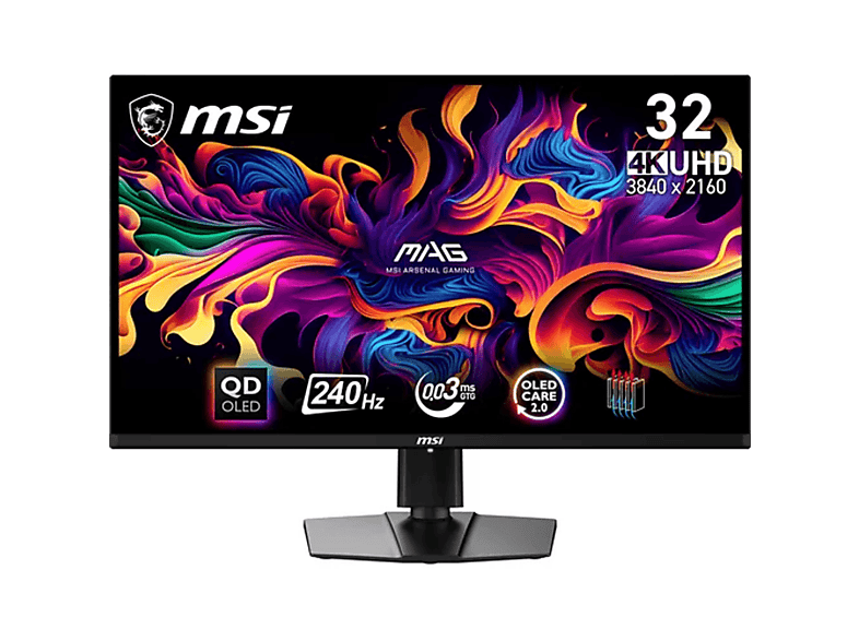 美品 MSI MAG 321UPX QD-OLED WH 販売 MSI MAG 321UPX QD-OLED 31,5 inç HDR 4K 0,03 ms 240 Hz Gaming