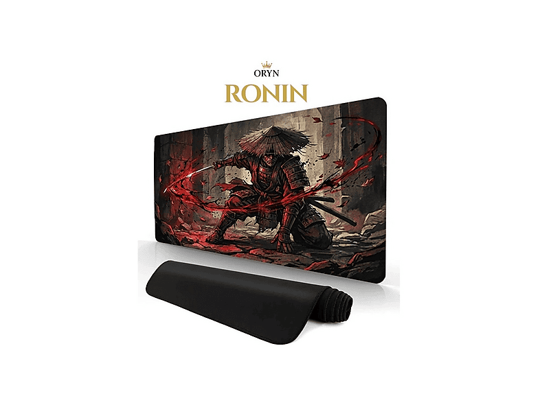 ORYN Echoes Of Legend / Ronin Edition 70x30 cm - 3 mm Kalınlık Gaming Mousepad Kırmızı