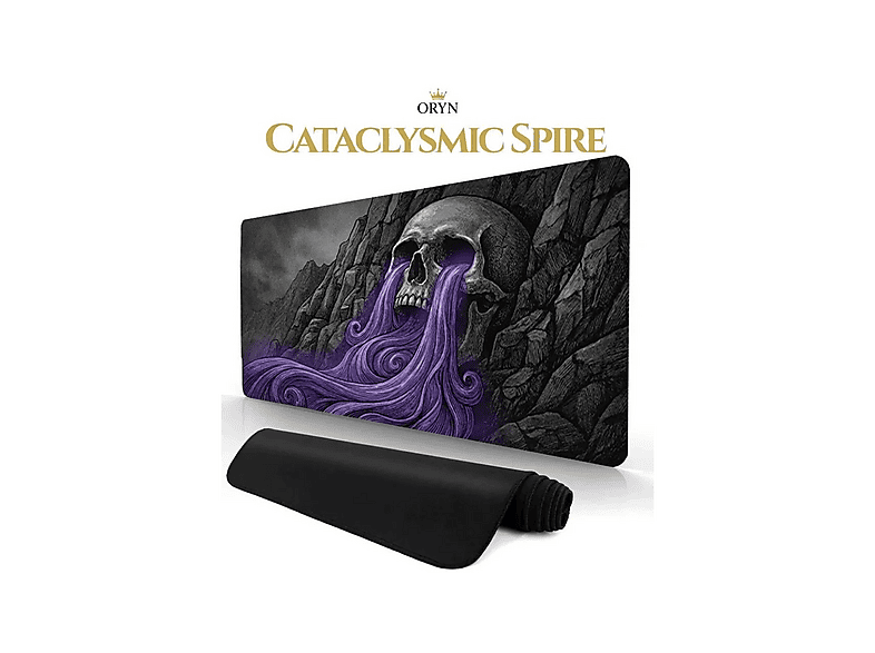 ORYN Mono Cataclysmic Spire Edition 70x30 cm 3 mm Kalınlık Gaming Mousepad Mor