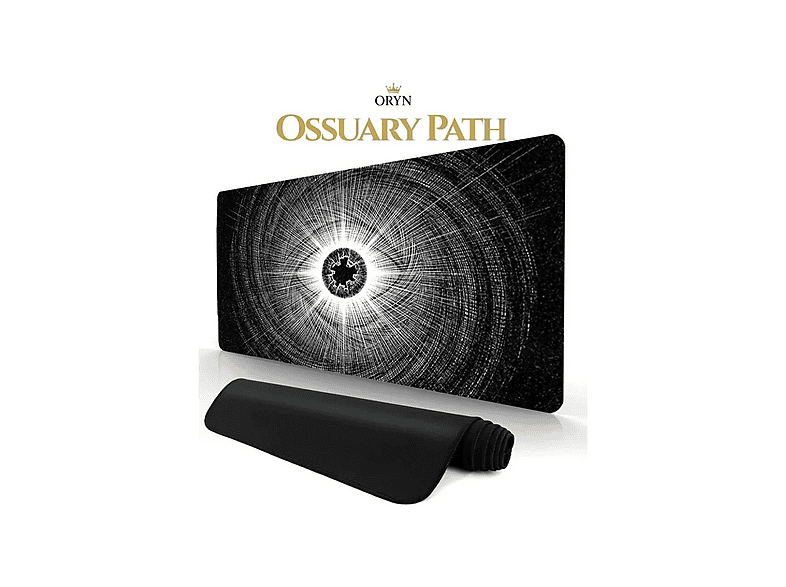 ORYN Mono Ossuary Path Edition 70x30 cm 3 mm Kalınlık Gaming Mousepad Beyaz
