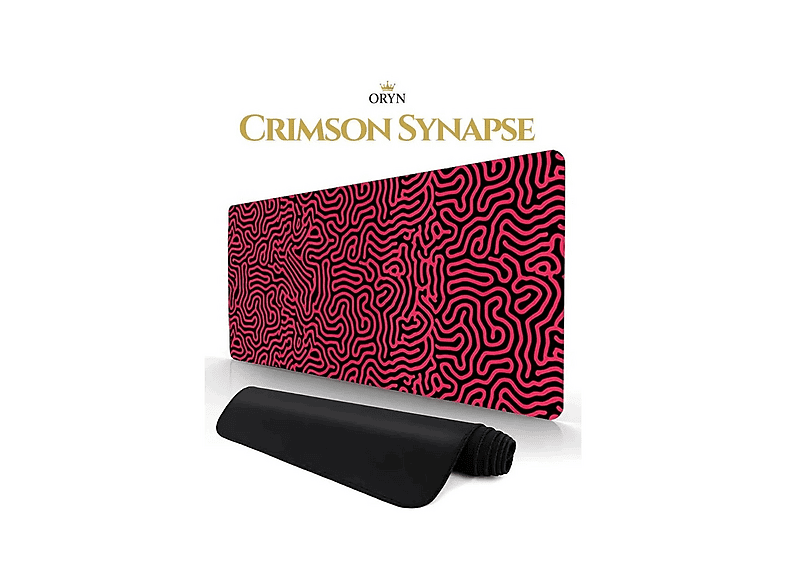 ORYN Abstract Matrix Crimson Synapse Edition 90x40cm 3 mm Kalınlık Gaming Mousepad Kırmızı