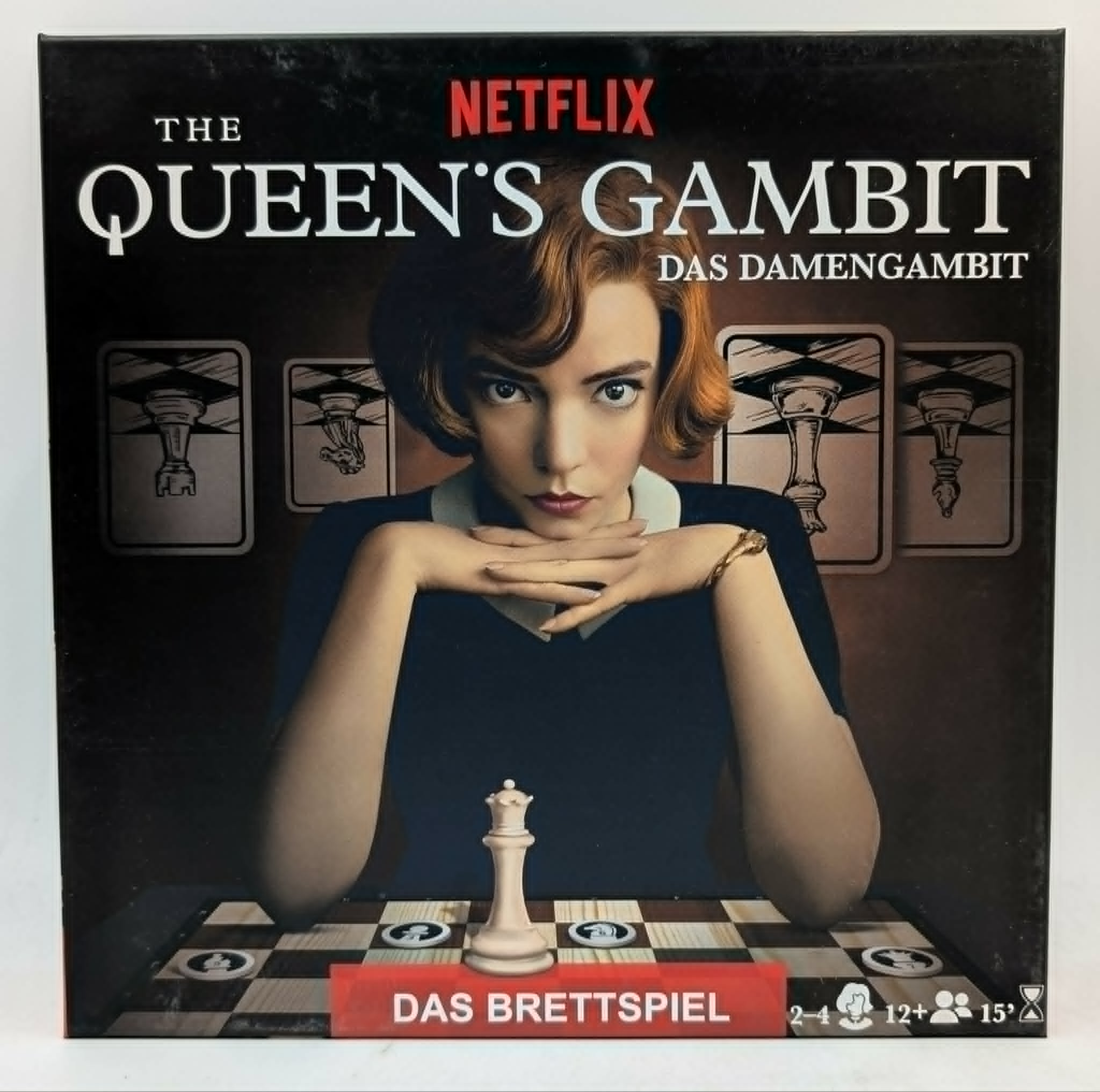 Das Brettspiel "The Queen's Gambit" mit Anya Taylor-Joy.