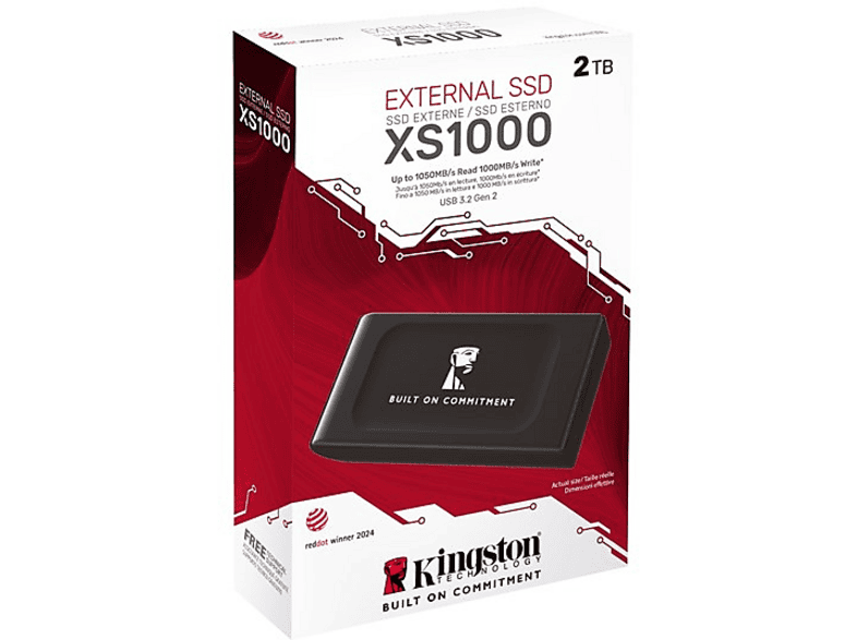 KINGSTON XS1000 SXS1000/2000GA 1050/1000MB/s USB-C 2 TB