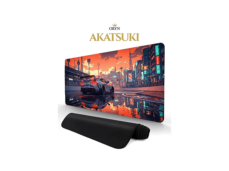 ORYN Touge / Akatsuki Edition 70x30 cm -3 mm Kalınlık Gaming Mousepad Çok Renkli