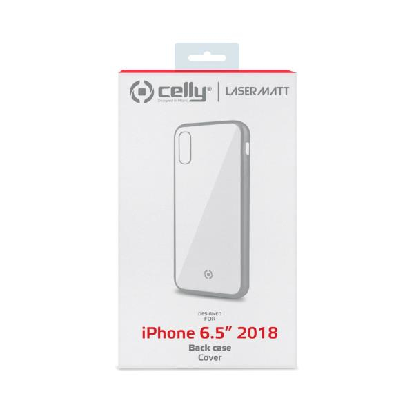 Confezione per cover posteriore trasparente iPhone 6.5" 2018.