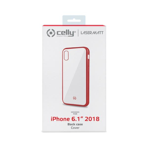Confezione per cover posteriore rossa per iPhone 6.1" 2018.