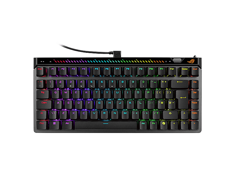 ASUS ROG Falchion Ace 75 HE ROG HFX V2 Manyetik Switch 8K Hz Hotswap RGB Türkçe Kablolu Oyuncu Klavyesi Siyah