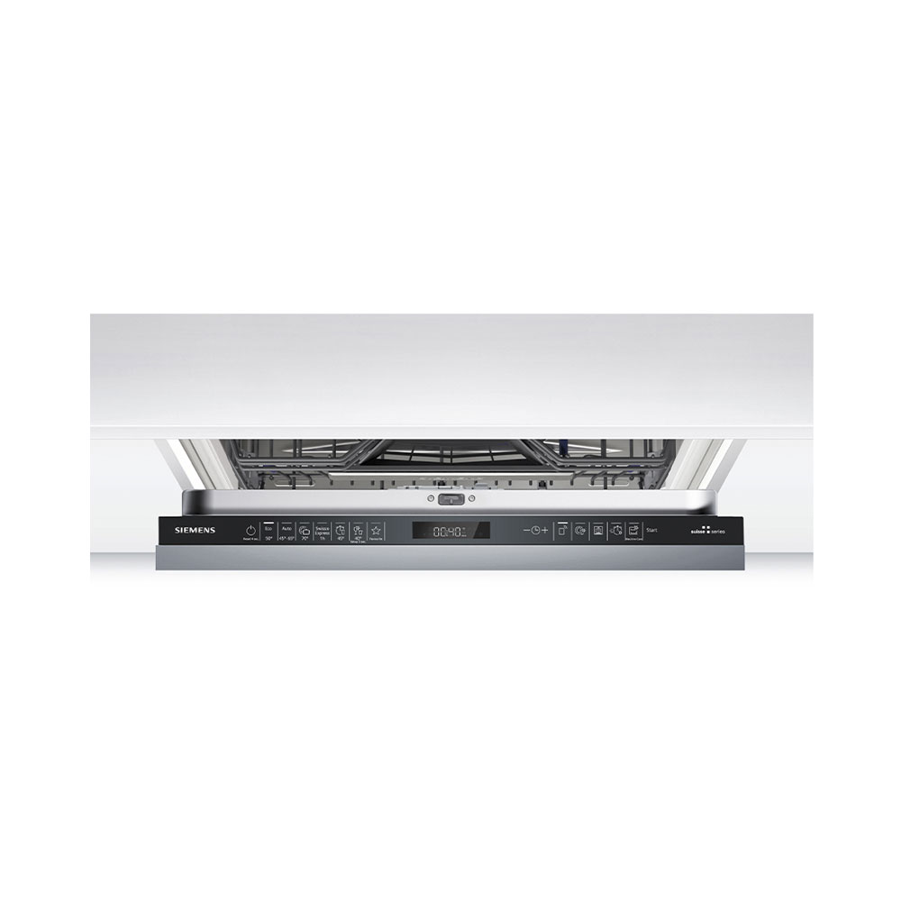 Pannello di controllo lavastoviglie Siemens con display digitale 00:40 e pulsanti.
