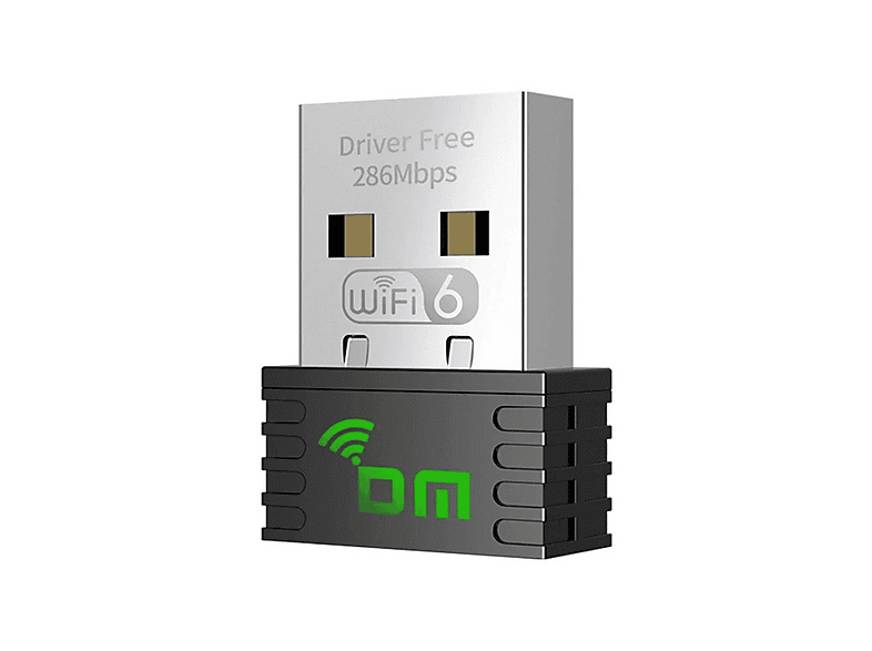 DM DM AD086 WiFi 6 USB Wireless Alıcı Verici Access Point Wi-Fi Adaptör Siyah