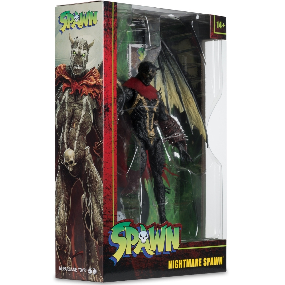 Un action figure di Nightmare Spawn nella sua confezione.