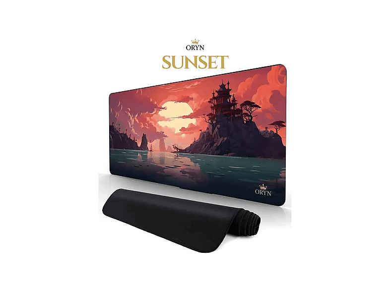 ORYN Sunset Edition 90X40 cm 3 mm Kalınlık Gaming Mousepad Çok Renkli