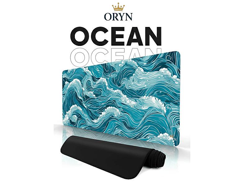 ORYN Ocean 90x40 cm 3 mm Kalınlık Gaming Mousepad Mavi