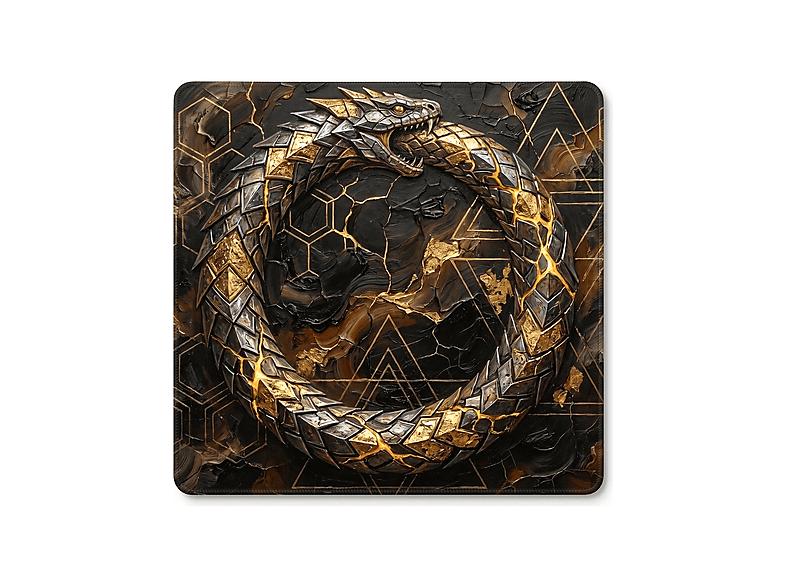 ORYN Saga / Enki Edition 50x50 cm 3 mm Kalınlık Gaming Mousepad Sarı