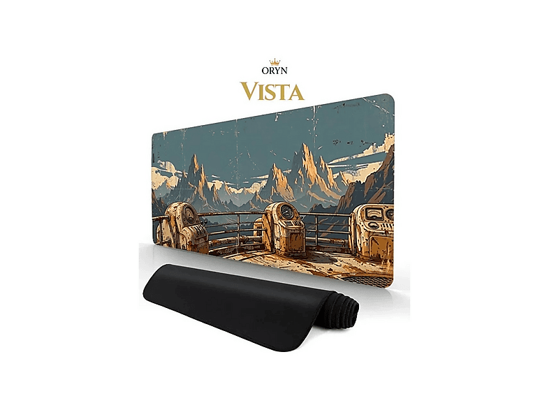 ORYN Roam / Vista Edition 90x40 cm 3 mm Kalınlık Gaming Mousepad Çok Renkli
