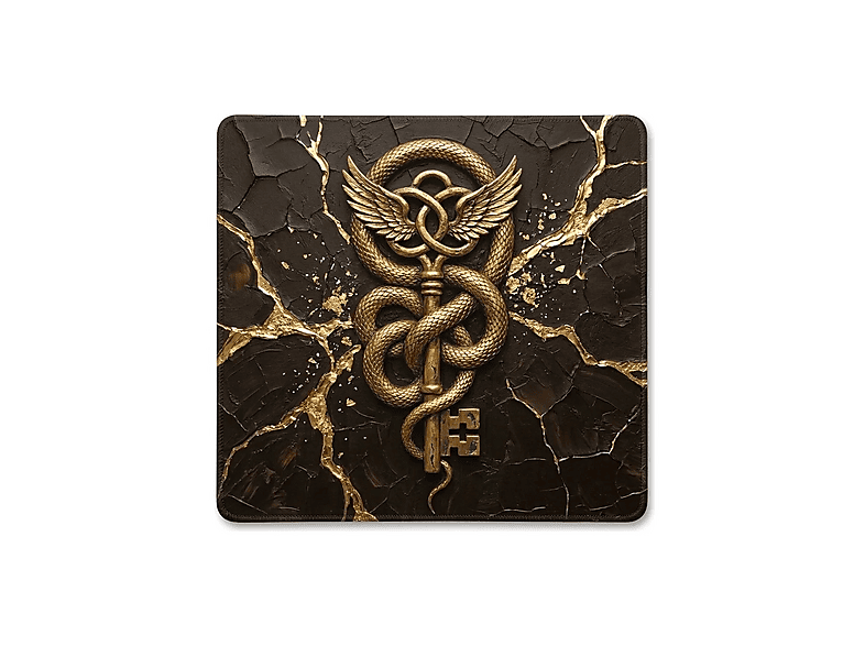 ORYN Saga / Hermes Edition 50x50 cm 3 mm Kalınlık Gaming Mousepad Sarı