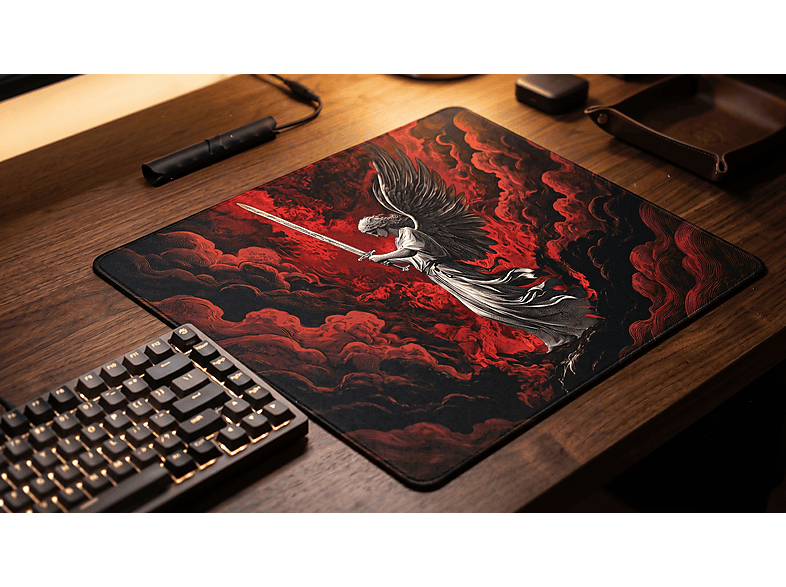 ORYN Divine / Crimson Edition 50x50 3 mm Kalınlık Gaming Mousepad Kırmızı