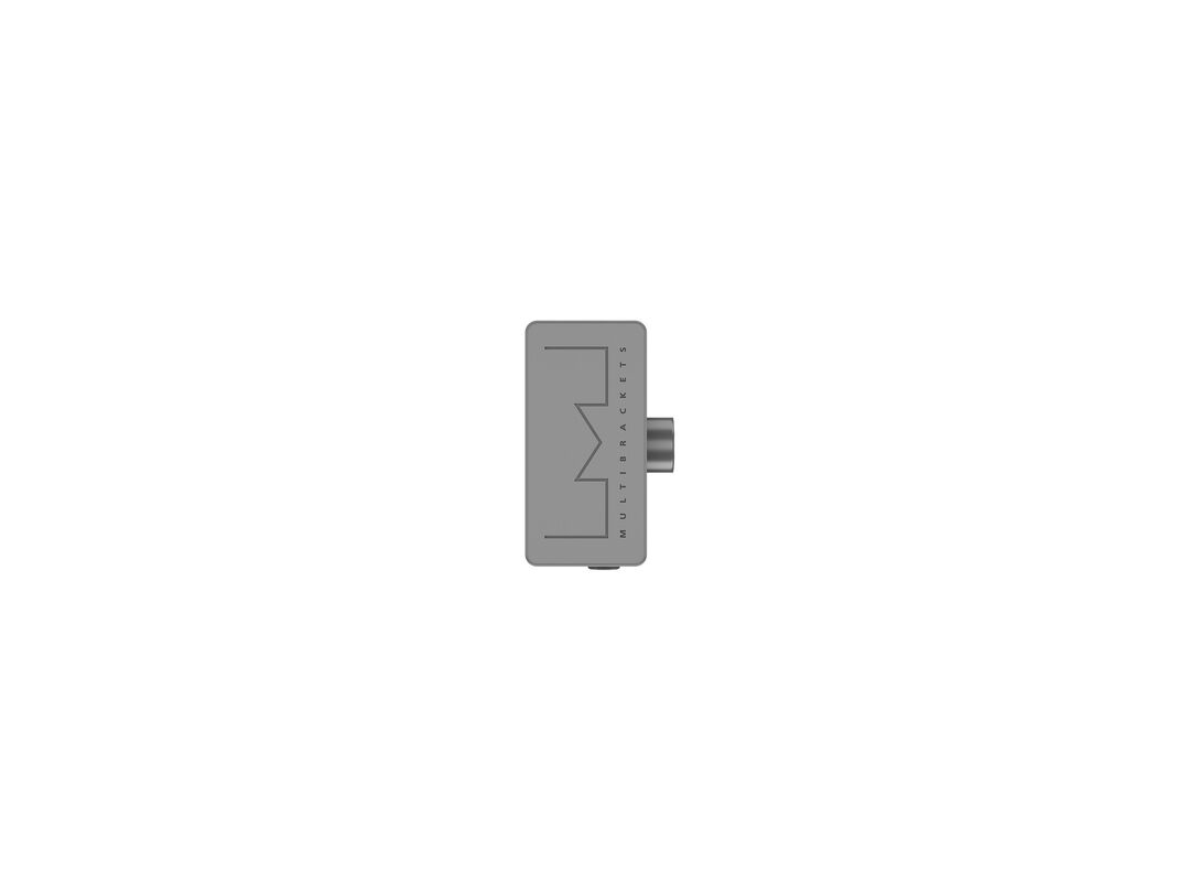 Adattatore grigio con testo MULTIBRACKETS.