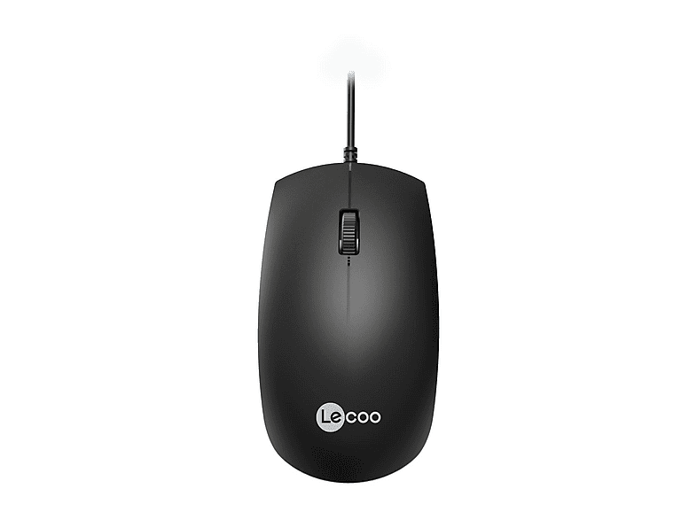 LECOO MS100 USB 1000 DPI 3 Tuşlu Optik Kablolu Mouse Siyah