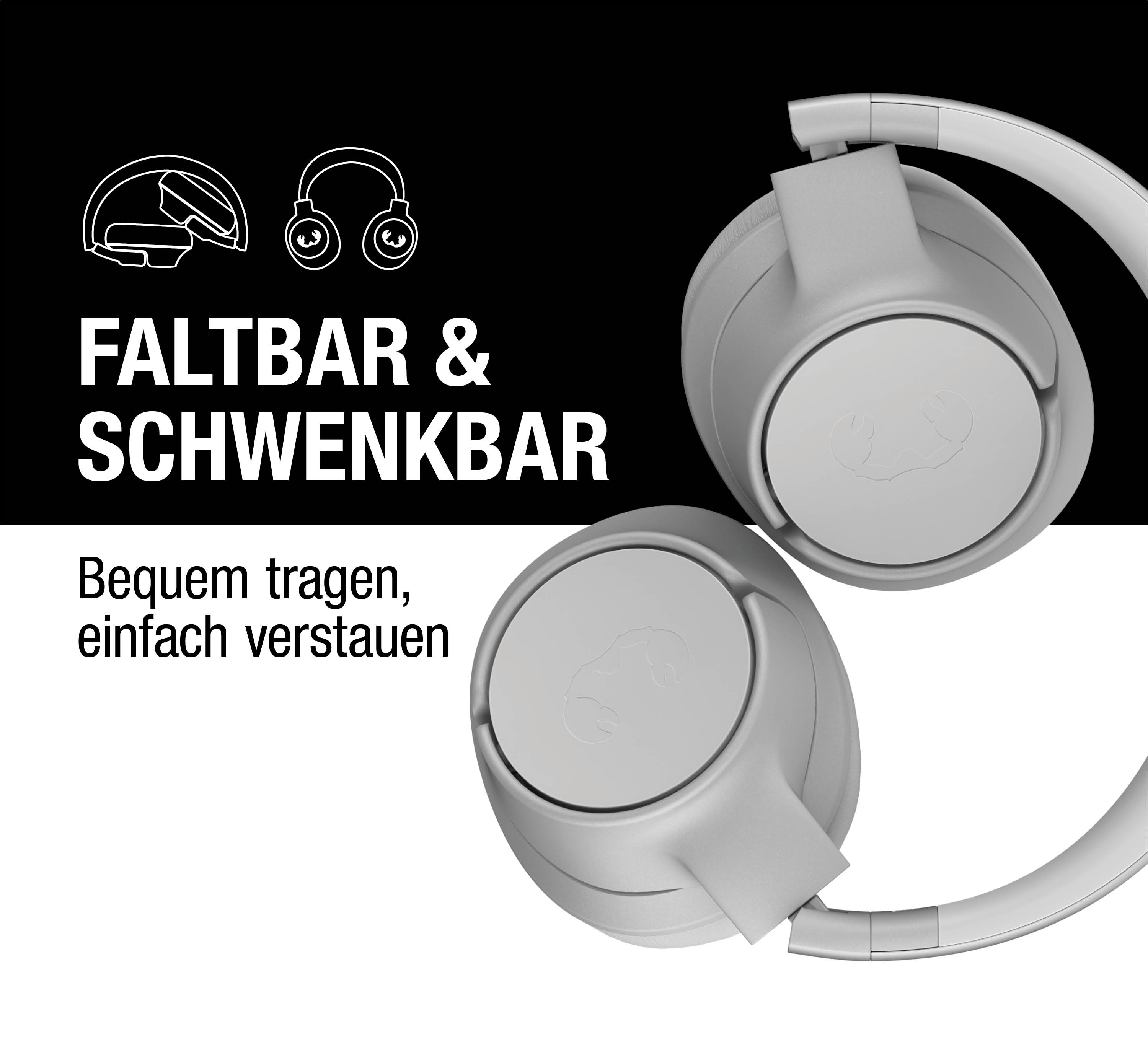 Graue Kopfhörer mit Scharniergelenk, Faltbar & Schwenkbar