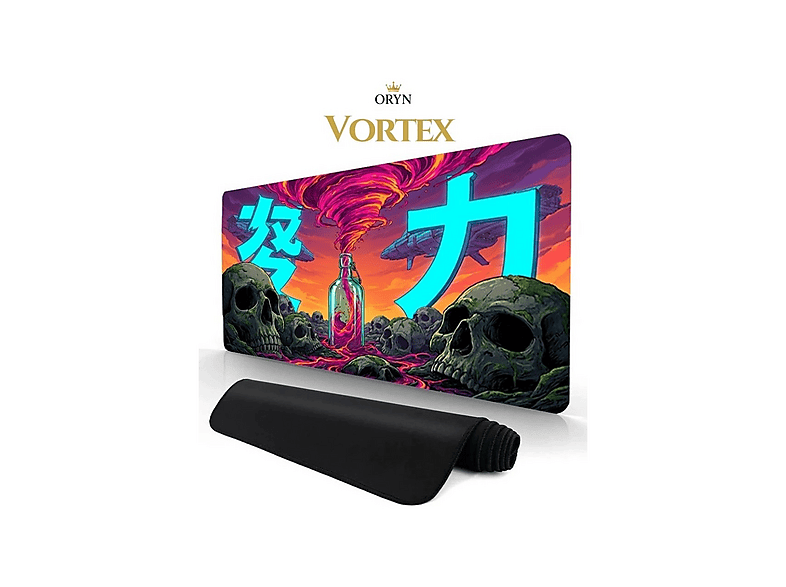 ORYN Vandal Vortex Edition 70x30 cm 3 mm Kalınlık Gaming Mousepad Çok Renkli