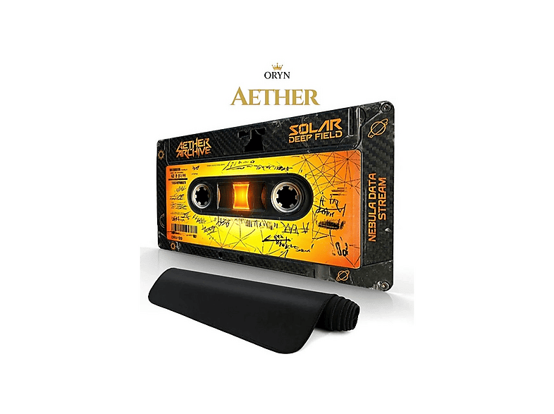ORYN Cassette Aether Edition 70x30 cm 3 mm Kalınlık Gaming Mousepad Sarı