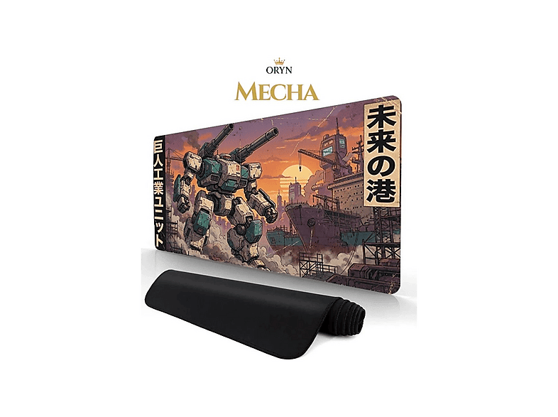 ORYN Shogun Mecha Edition 90x40 cm 3 mm Kalınlık Gaming Mousepad Çok Renkli