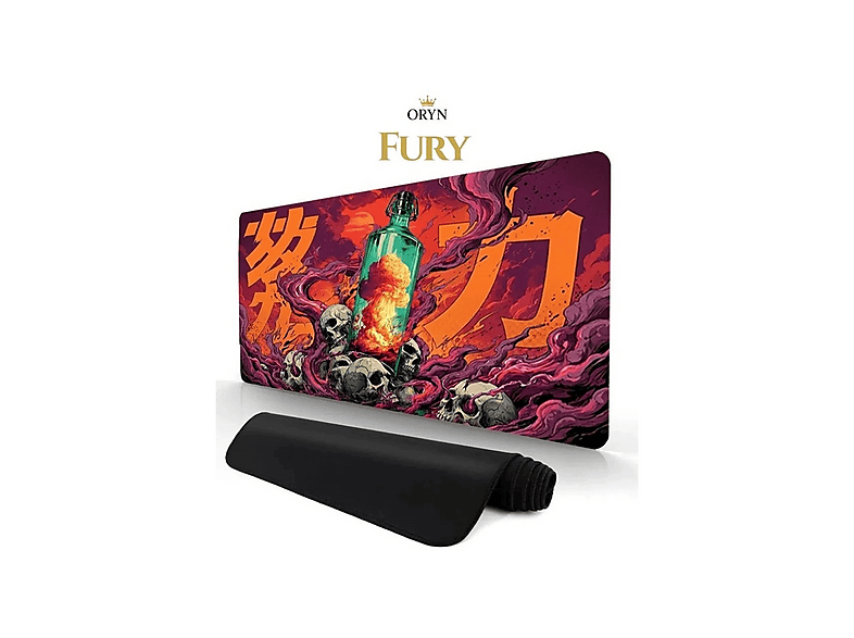 ORYN Vandal Fury Edition 70x30 cm 3 mm Kalınlık Gaming Mousepad Çok Renkli