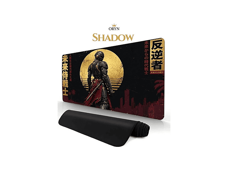 ORYN Shogun Shadow Edition 70x30 cm 3 mm Kalınlık Gaming Mousepad Çok Renkli