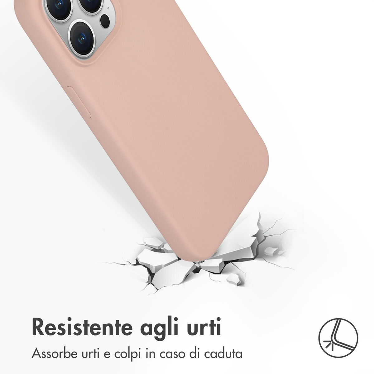 ACCEZZ Liquid Silicone Backcover - Geschikt voor Apple iPhone 15 Pro Max - Telefoonhoesje Roze