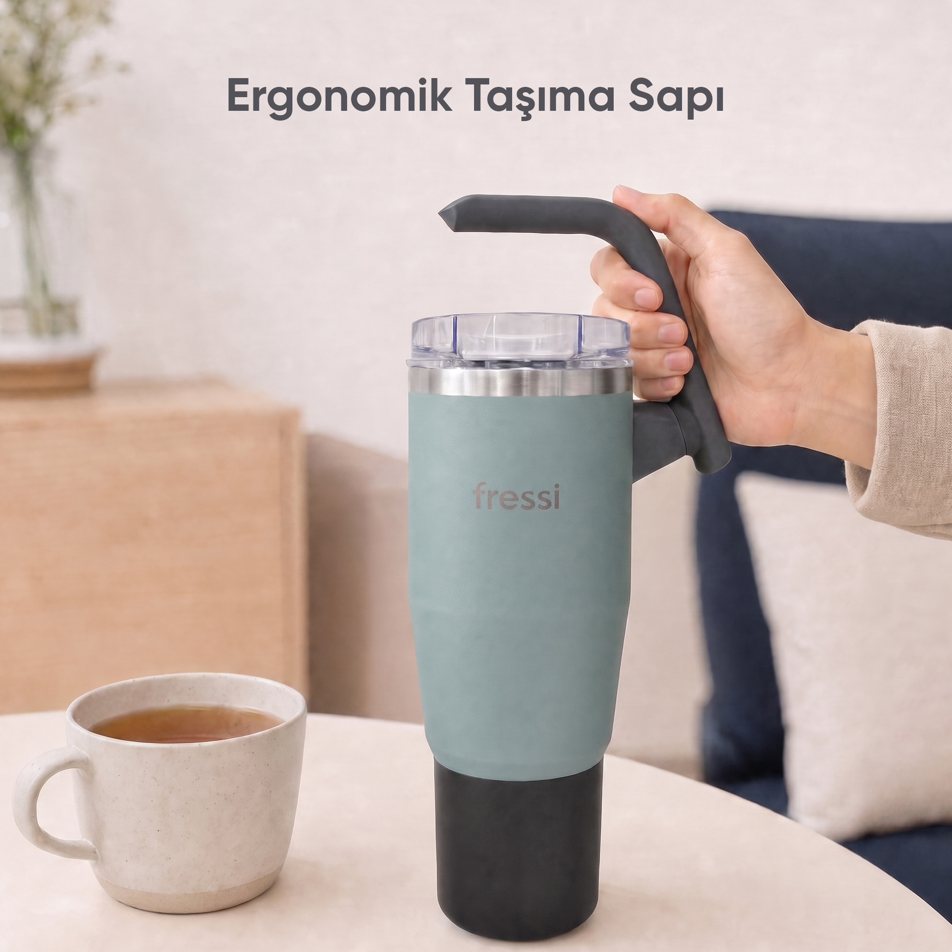 FRESSI FR-T1210 Montela 1200 ml Yeşil Paslanmaz Çelik Termos Fiyat