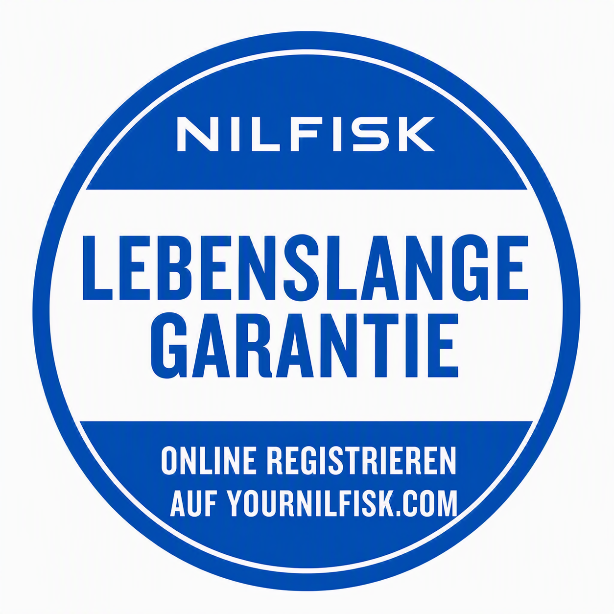 Nilfisk Garanzia a vita: Registrati online su yournilfisk.com
