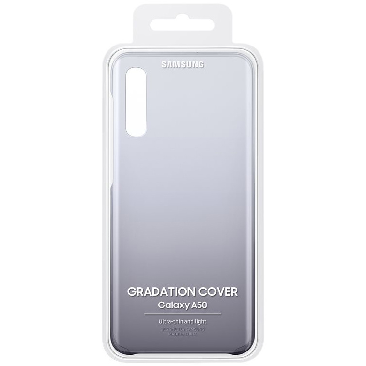 Cover trasparente Samsung Galaxy A50 con design sfumato, ultrasottile e leggera.