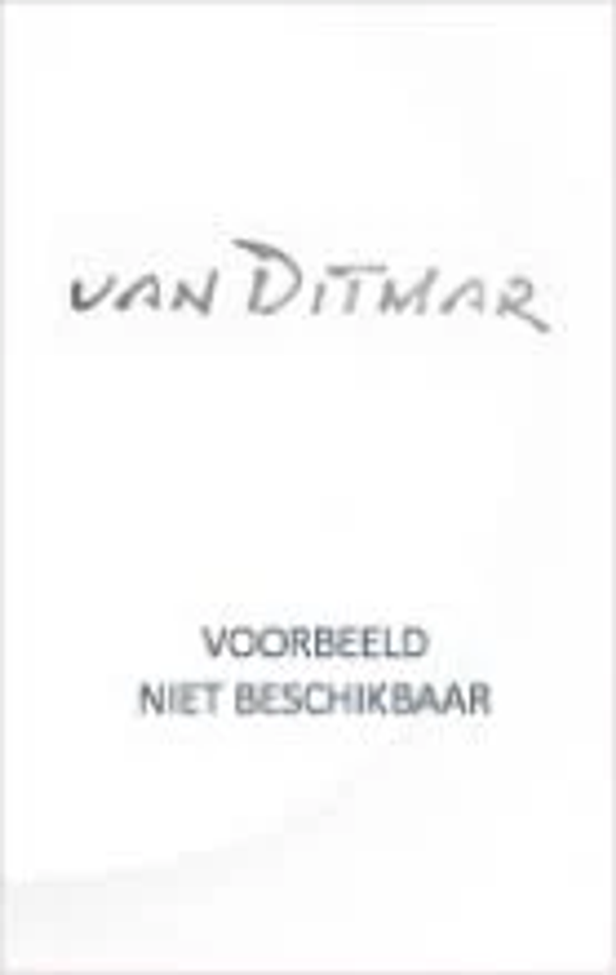 Logo VAN DITMAR con texto 'VOORBEELD NIET BESCHIKBAAR'