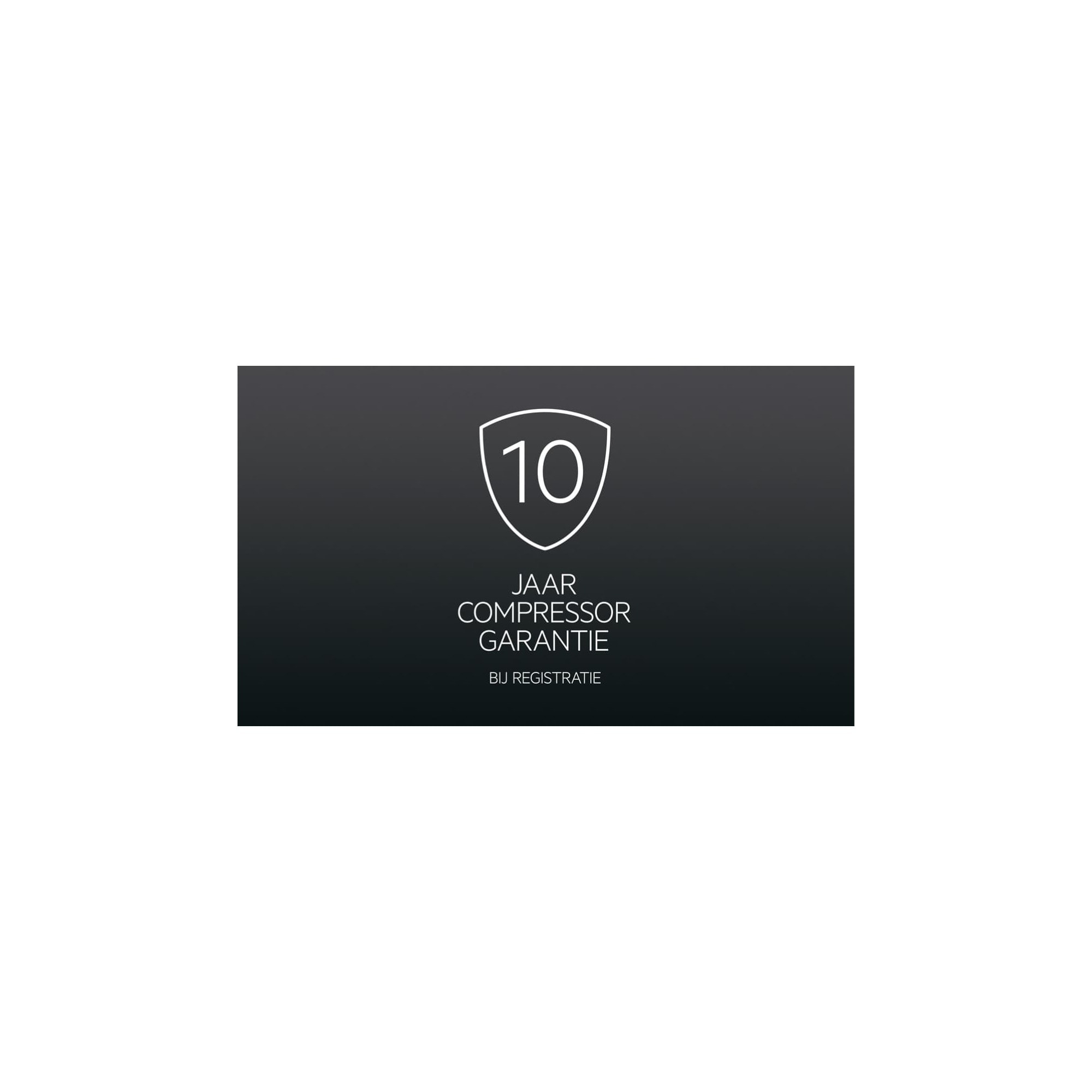 10 años de garantía del compresor al registrarse.