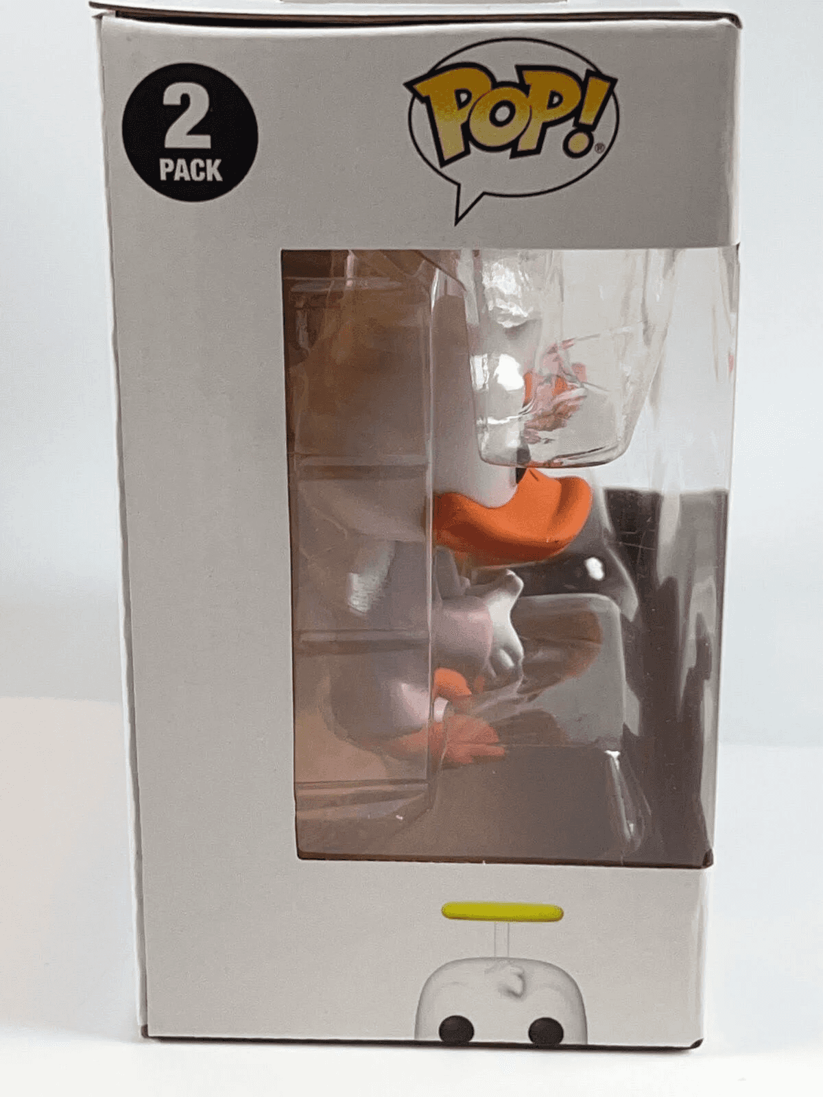 Verpackung mit zwei Figuren: „Pop!“ Logo oben, "2 Pack" links.