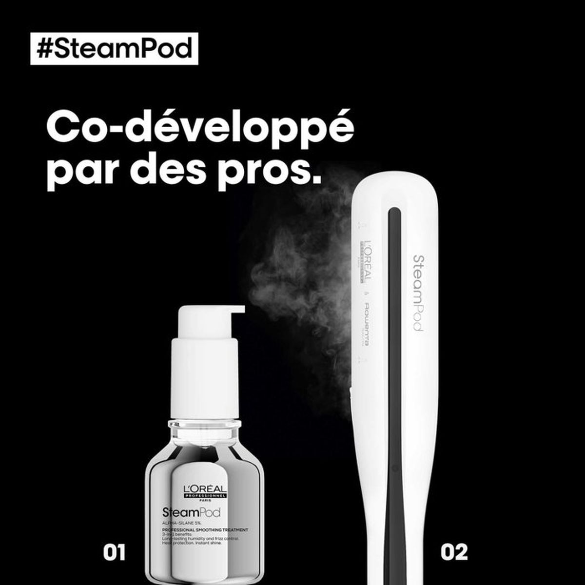 Liscia e trattamento lisciante L'Oréal SteamPod.