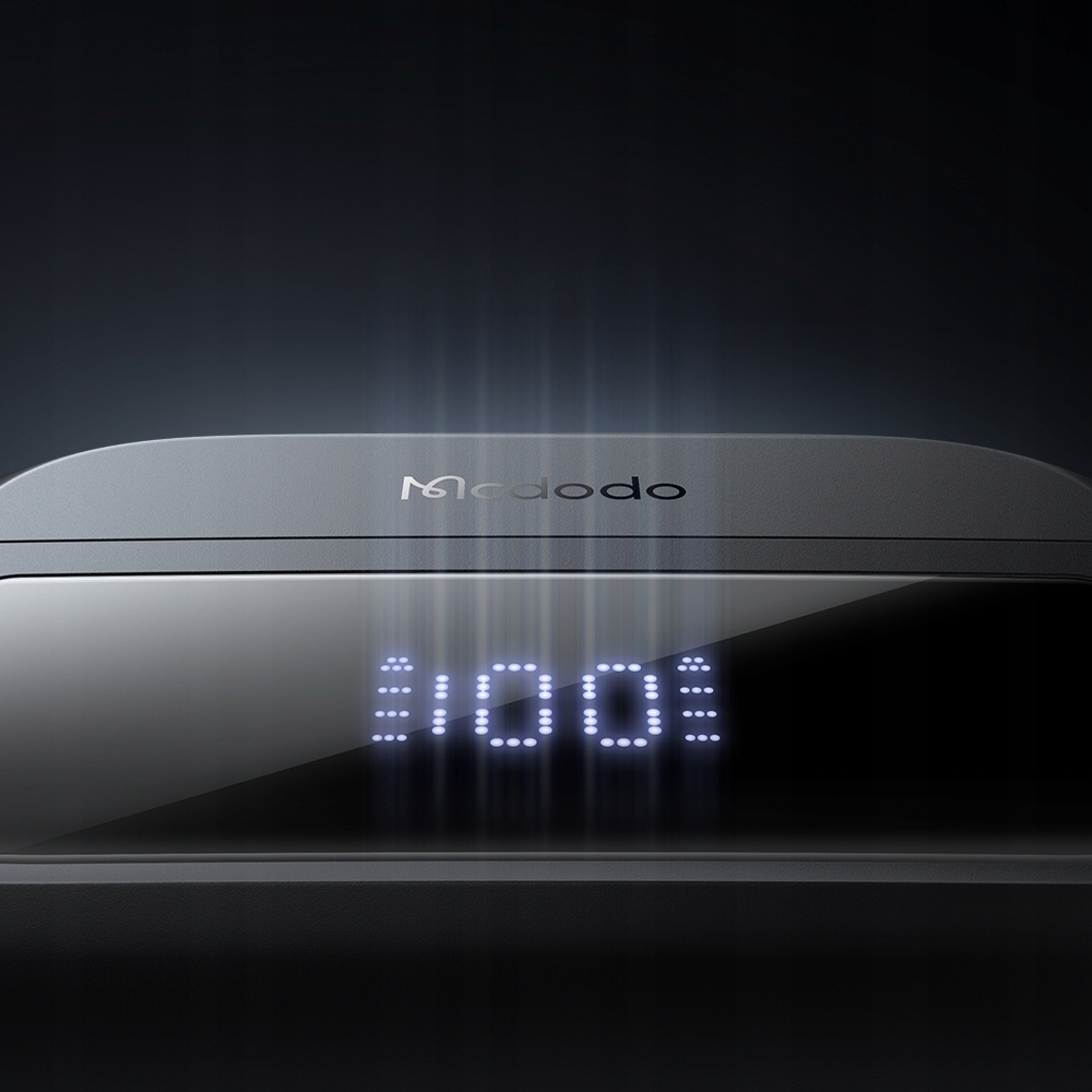 Il logo Medodo brilla su un display digitale che mostra 100%.