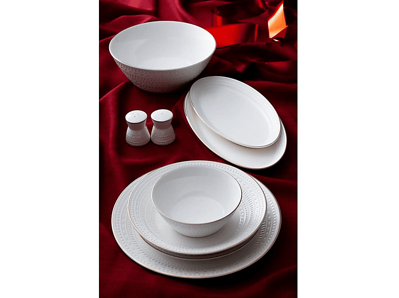 ACAR Rienna Gold 29 Parça POR-07121 Yemek Takımı