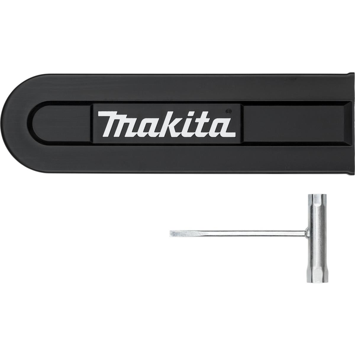 Schwarzer Makita-Griff mit T-Schlüssel.