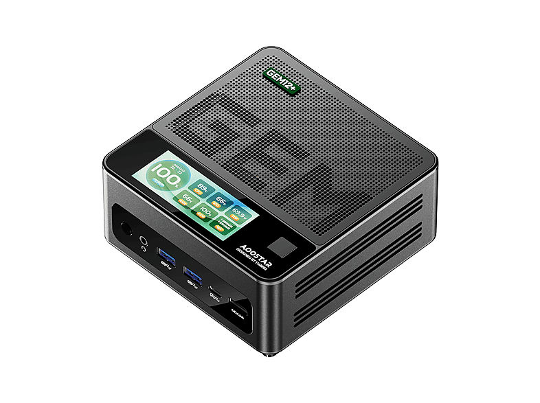 Mini PC | AOOSTAR GEM12+Pro, AMD Ryzen 7 PRO 8845HS, 0 GB RAM, 0