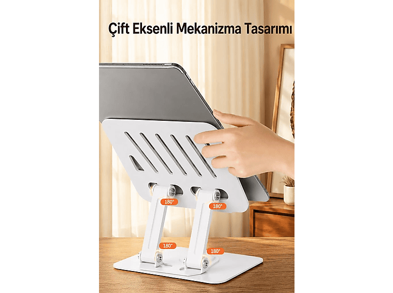 TORIMA JX045 Telefon Tutucu Katlanabilir Beyaz Fiyat & Özellik