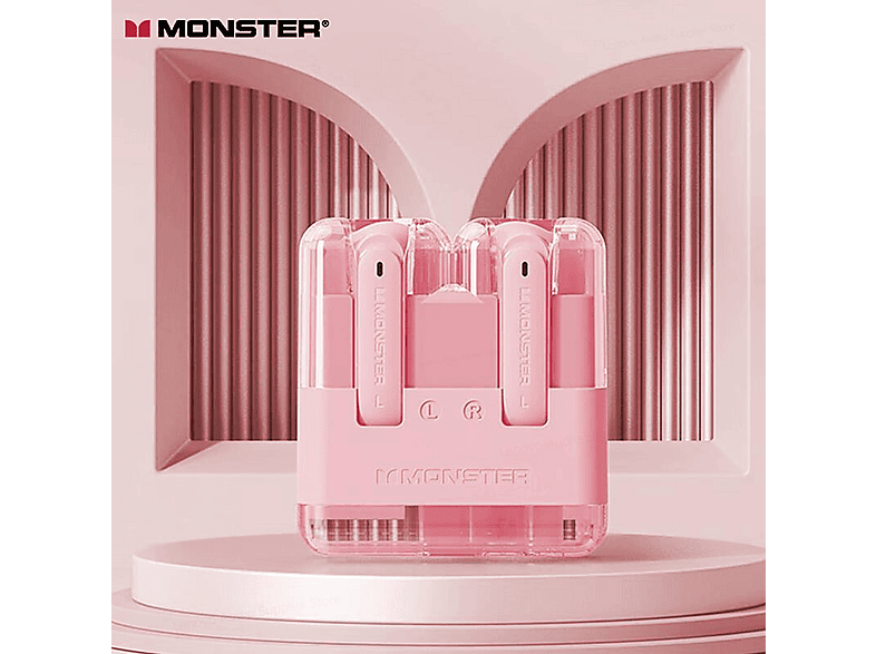Monster Airmars XKT12 Gaming Pembe Bluetooth Kulaklık