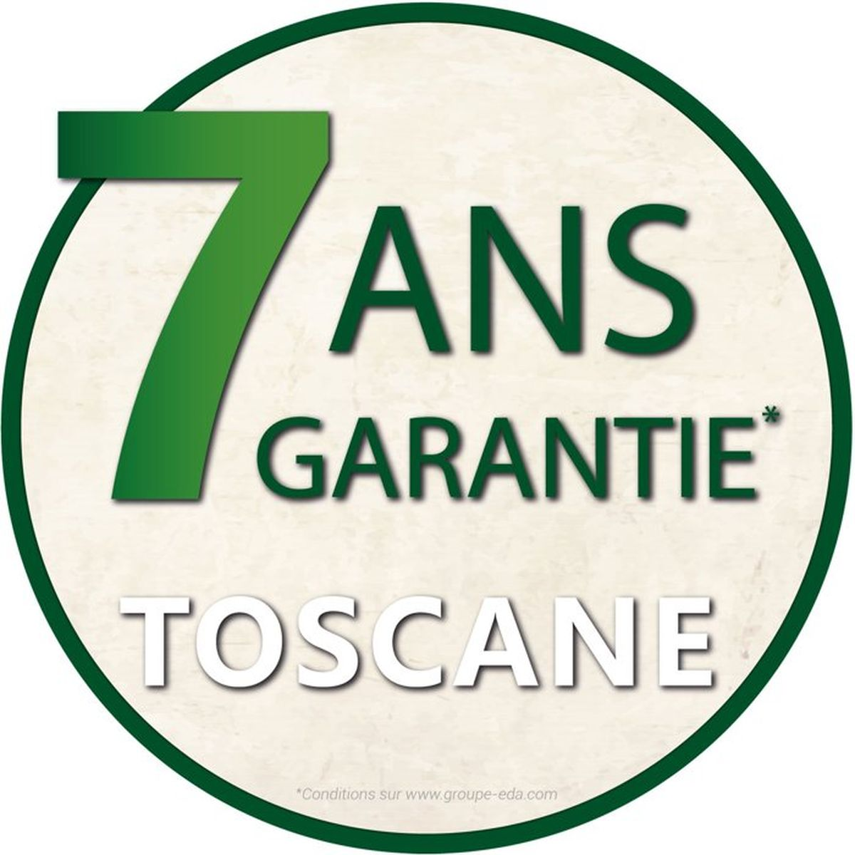 7 Jahre Garantie Toscane Logo